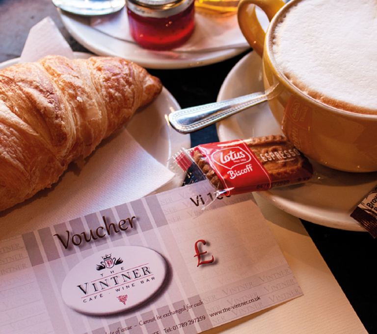 gift card croissant voucher